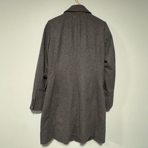 Esprit Collection Five-Button Grey Wool Coat - Picture 3 of 7